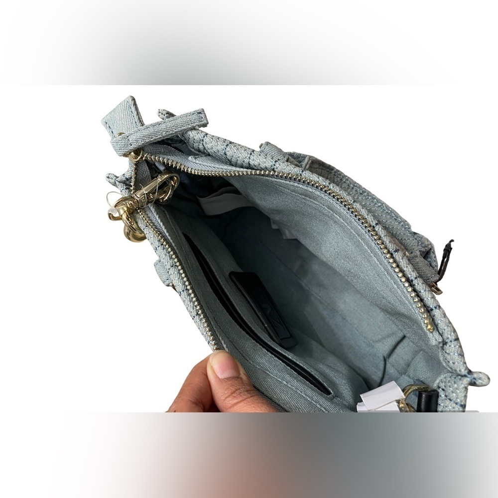 ZARA handbag,size medium,color azul NEW - Picture 9 of 12